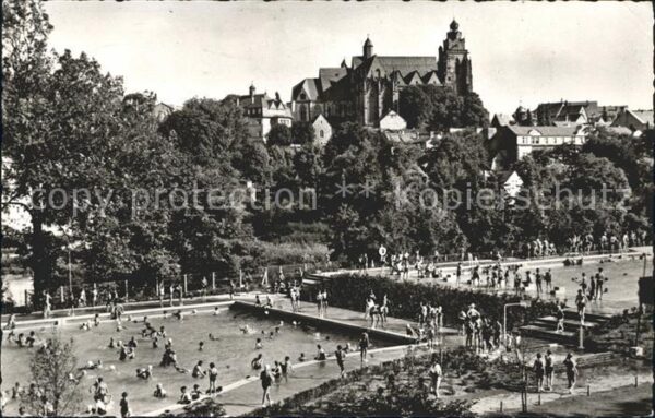 Wetzlar Schwimmbad Domblick
