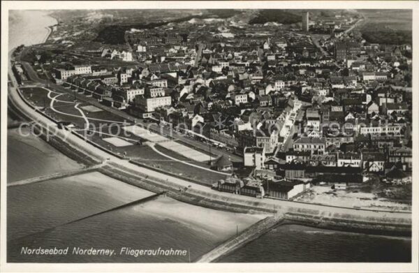 Norderney Nordseebad Fliegeraufnahme
