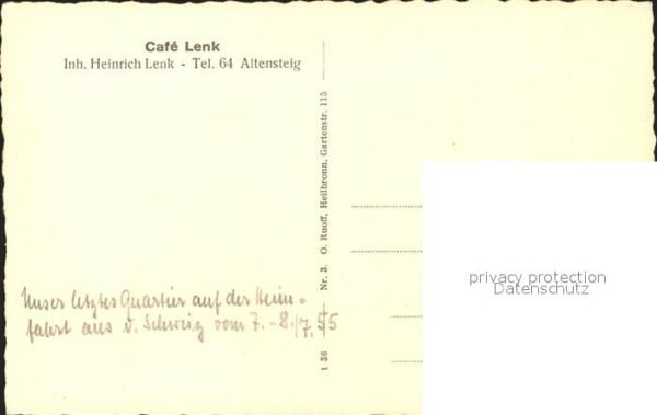 Altensteig Schwarzwald Cafe Lenk – Bild 2