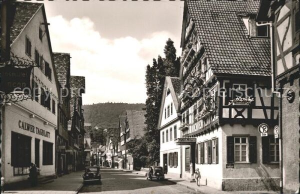 Calw Gasthof Baeren Altstadt Calwer Tagblatt