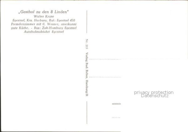 Egestorf Nordheide Gasthof zu den 8 Linden – Bild 2