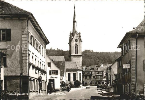 Ludwigshafen Bodensee Hauptstrasse Gasthaus Krone Metzgerei Loehle
