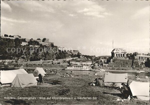 Koblenz Rhein Campingplatz Ehrenbreitstein Deutsches Eck