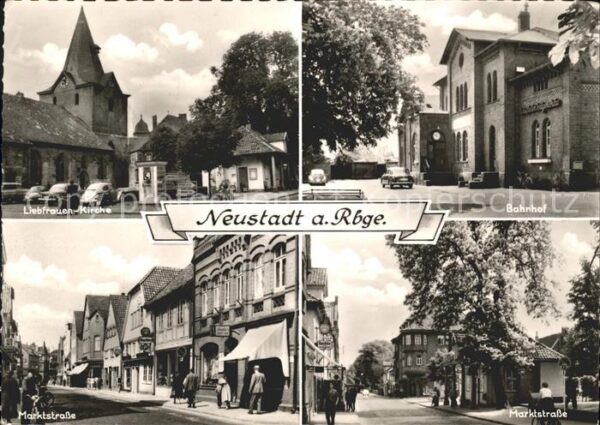 Neustadt Ruebenberge Bahnhof Marktstrasse Liebfrauen-Kirche
