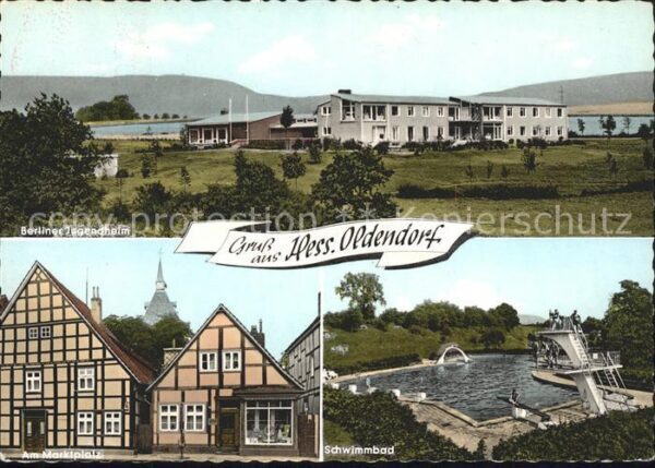Hessisch Oldendorf Berliner Jugendheim Marktplatz Schwimmbad
