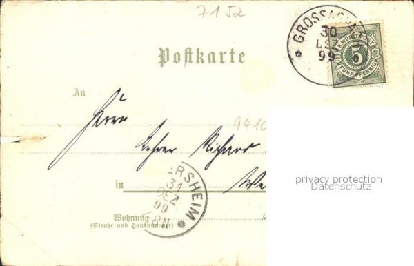 Rietenau Mineralbad Gasthof Hans Wagner Litho – Bild 2