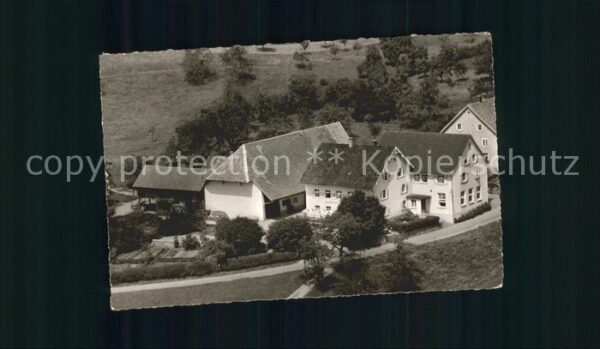 Raitbach Schopfheim Gasthof zur Krone Fliegeraufnahme