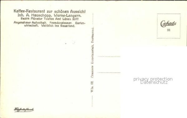 Werne Unna Langern Restaurant zur schoenen Aussicht Schloss Buddenberg – Bild 2