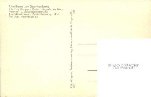 Eitelborn Gasthof zur Sporkenburg – Bild 2