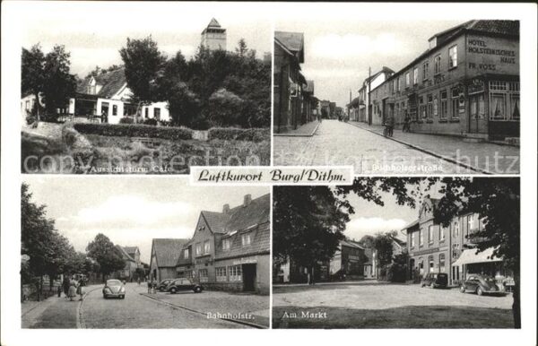 Burg Dithmarschen Bahnhofstrasse Markt Buchholzerstrasse