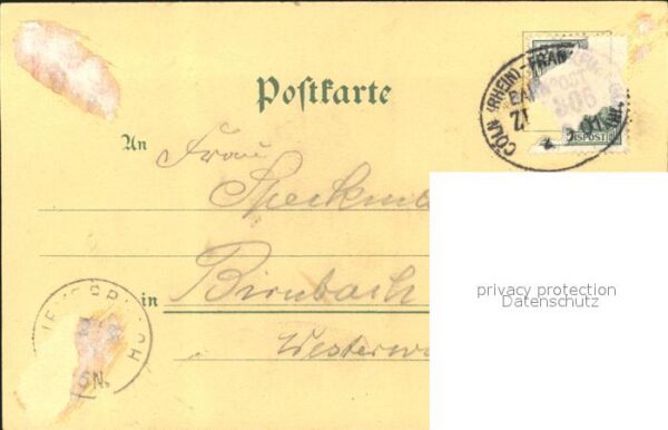 Andernach Kaiserburg Krahnenberg Bahnpost – Bild 2