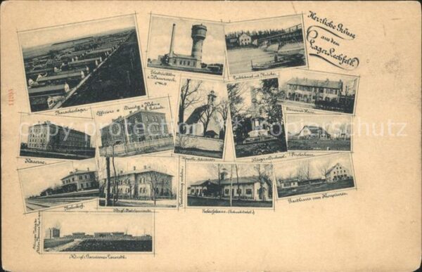 Lager Lechfeld Wasserwerk Schiesshaus Garnisons-Lazareth