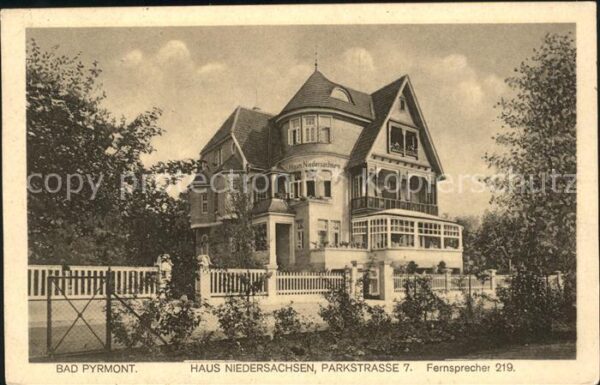 Bad Pyrmont Haus Niedersachsen Parkstrasse 7