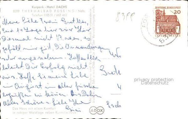 Bad Fuessing Kurparkt-Hotel Dachs Thermalbad – Bild 2
