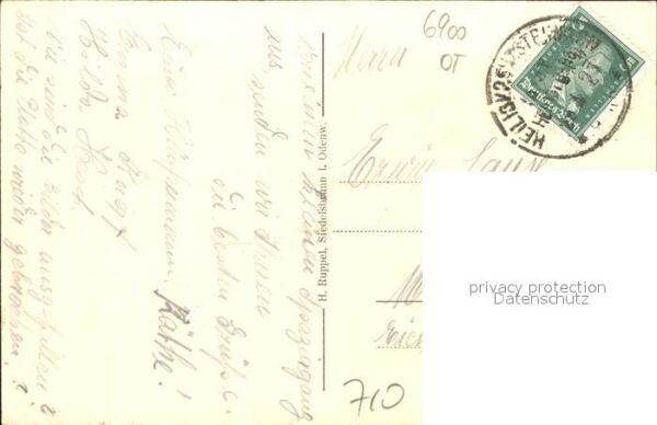 Heidelberg Neckar Burg Waldeck Inh. Johann Bessler Schafhof – Bild 2