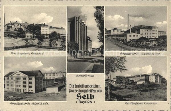 Selb Porzellanfabrik Rosenthal Hochvolt-Haus Krautheim