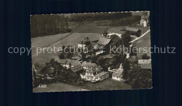 Saalenstein Gasthof Pension Kramer Fliegeraufnahme