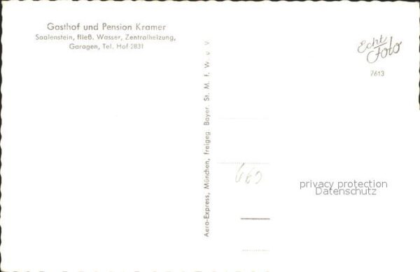Saalenstein Gasthof Pension Kramer Fliegeraufnahme – Bild 2