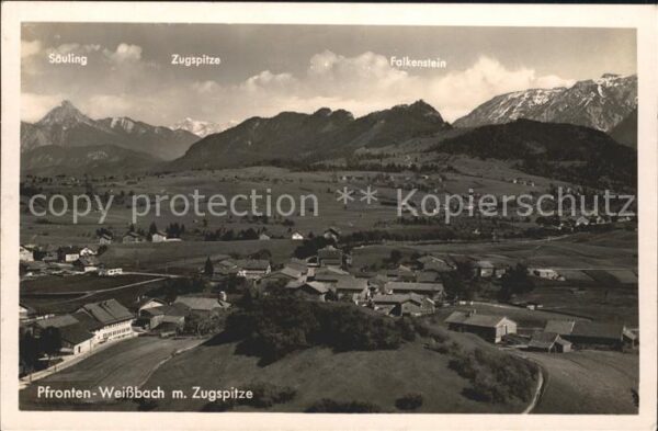 Pfronten Zugspitze Saeuling Falkenstein