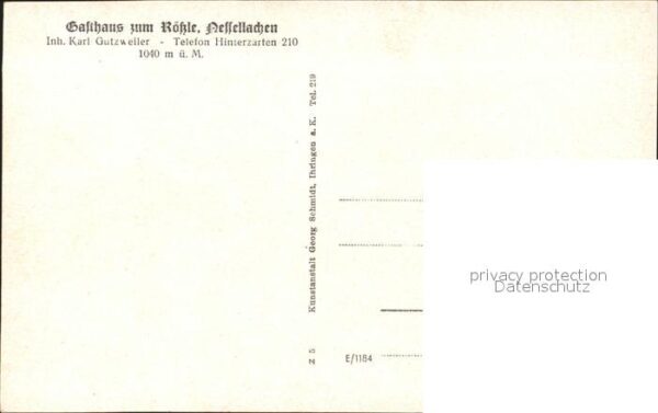 Nessellachen Breitnau Gasthaus – Bild 2