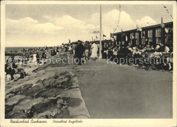 Cuxhaven Nordseebad Strandbad Kugelbake