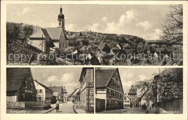Arberg Dorfpartie Marktplatz