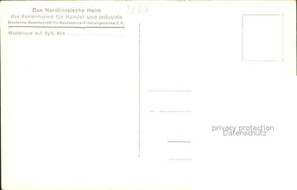 Westerland Sylt Martha Germania Schoeneck Parkhaus Wilhelminenburg – Bild 2