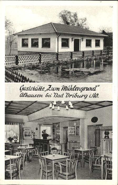 Alhausen Westfalen Gaststaette Zum Muehlengrund