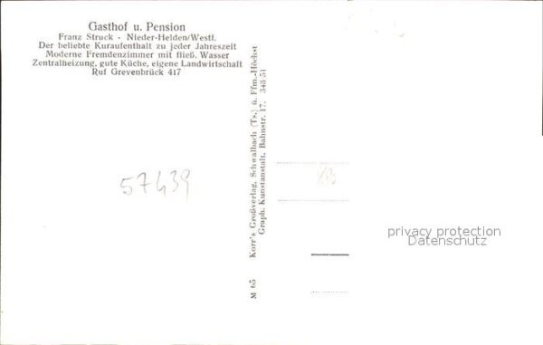 Helden Attendorn Gasthof Pension Franz Struck – Bild 2