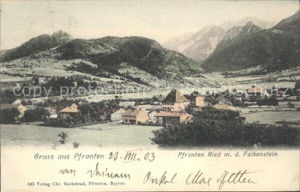 Pfronten Ried m. d. Falkenstein