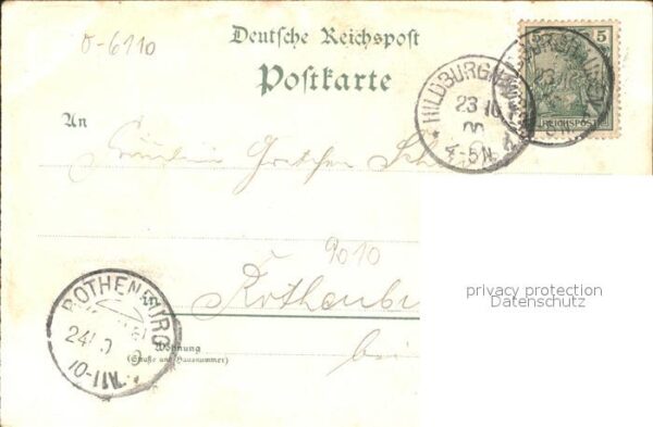 Hildburghausen Markt Bauwerk Bahnmeister Schule Maschinen und Elektrotechniker S – Bild 2