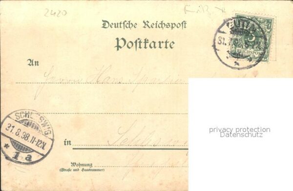 Eutin Voss Haus Bruecke Wohnhaus Dichters Joh. Heinr. Voss Luisen Zimmer Glasmai – Bild 2