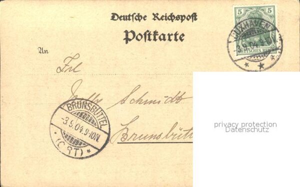 Cuxhaven Nordseebad Partie a.d. Schlossgarten Schloss Ritzebuettel – Bild 2