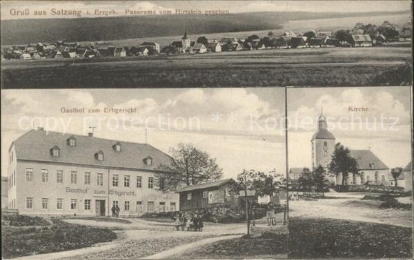 Satzung Panorama vom Hirtstein Kirche Gasthof zum Erbgericht
