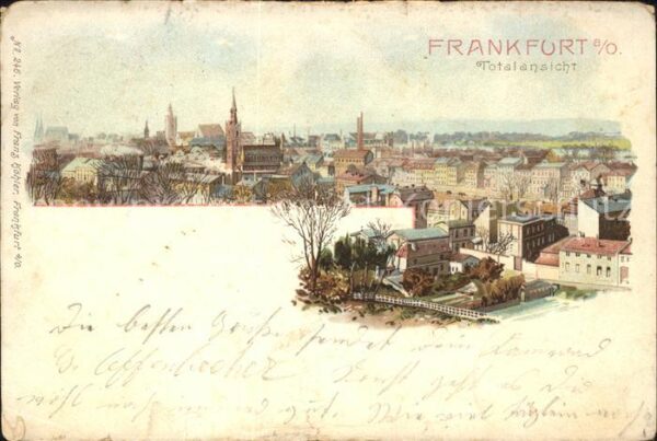 Frankfurt Oder Totalansicht