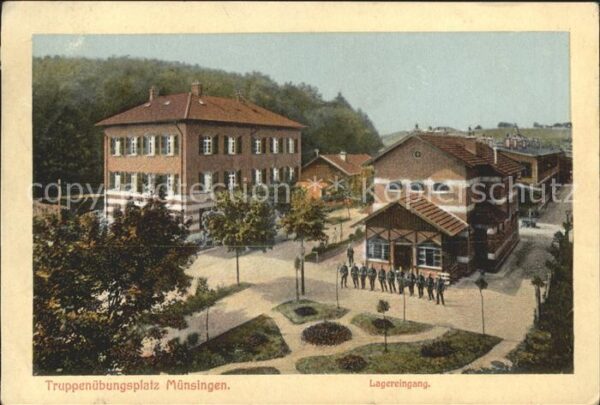 Muensingen Truppenuebungsplatz Lagereingang