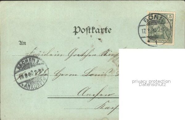 Bonn Rhein Post Bahnhof Cobienzer Thor Hofgarten Akademisches Kunstmuseum – Bild 2