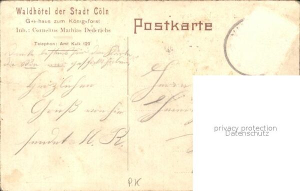 Koeln Rhein Waldhotel Koenigsforst – Bild 2