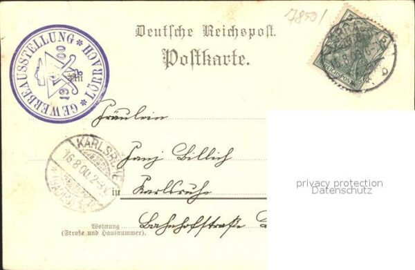 Loerrach Hauptportal der Wiesenthaeler Gewerbe-Ausstellung – Bild 2