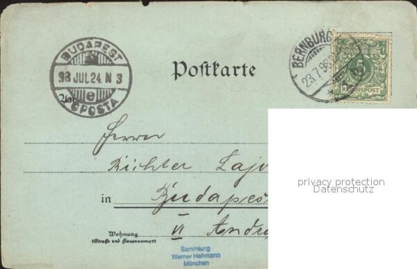 Bernburg Saale Bismark Denkmal Schloss Kreis. Haus – Bild 2