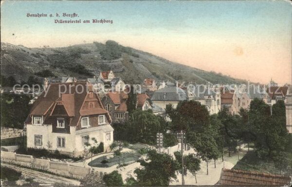 Bensheim Bergstrasse Villenviertel am Kirchberg