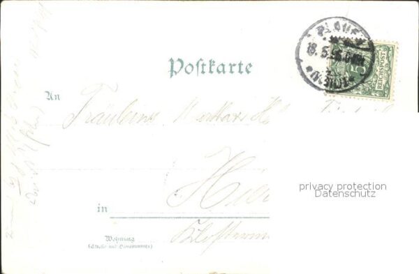 Plauen Vogtland Altmarkt Kgl. Industrieschule Restaurant Tunnel Postamt – Bild 2
