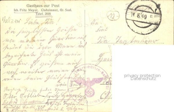 Oldenstadt Gasthaus zur Post Niedersaechsisches Bauernhaus Landratsamt Wipperau – Bild 2