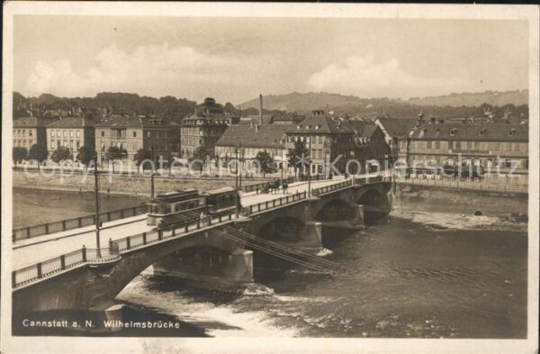 Cannstatt Wilhelmsbruecke Strassenbahn