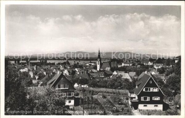 Emmendingen mit Kaiserstuhl