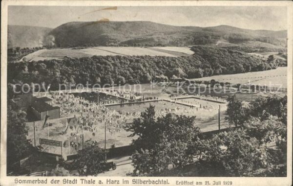 Thale Harz Schwimmbad im Silberbachtal