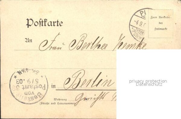Plathe Westpommern Wasserfall und Schlossruine – Bild 2