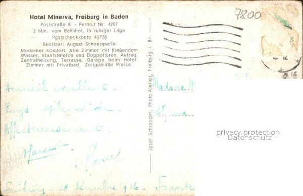 Freiburg Breisgau Hotel Minerva – Bild 2