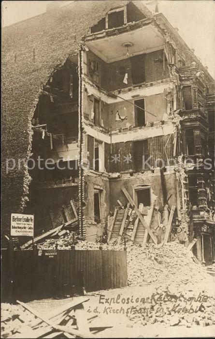 Moabit Berlin Explodiertes Haus