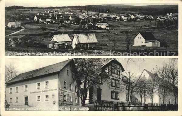 Neubau Sachsen Gasthaus Pension Zum Fichtelsee